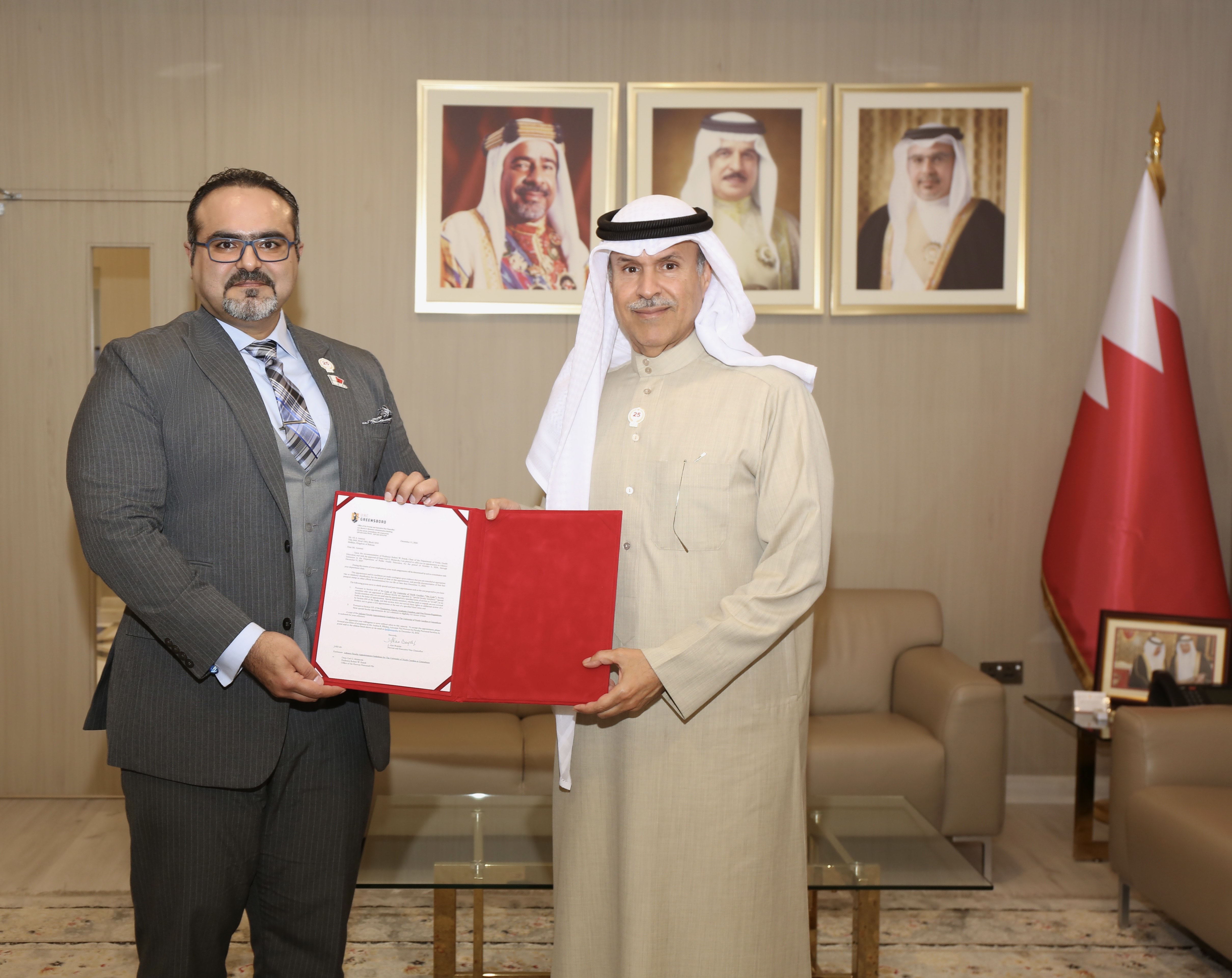 وكيل وزارة الداخلية لشئون الجنسية والجوازات والإقامة يستقبل مدير برنامج معاً بمناسبة قبوله محاضراً غير متفرغاً دولياً في جامعة شمال كارولينا<